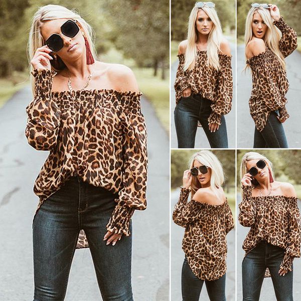foreign trade womens european and american cross-border selling collar leopard print loose t-shirt women, White
foreign trade womens european and american cross-border selling collar leopard print loose t-shirt women, White