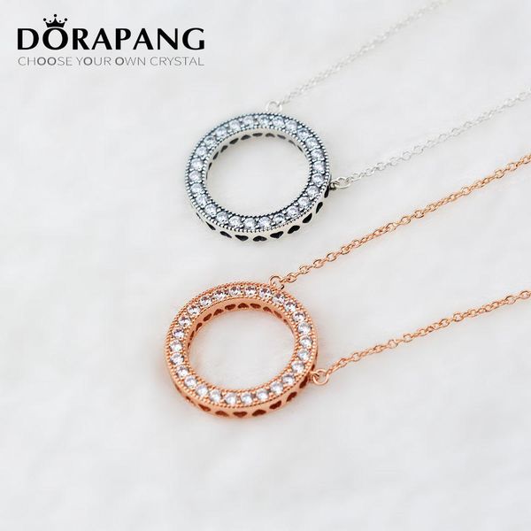 dorapang authentic 925 sterling silver necklace rose gold accented circular hearts of collier pendant necklace compatible with jewelry xl008
dorapang authentic 925 sterling silver necklace rose gold accented circular hearts of collier pendant necklace compatible with jewelry xl008