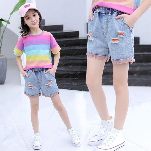 huzhou zhili wear jeans short medium and large children girls 2020 jeans wear children's children's new summer hole, Blue
huzhou zhili wear jeans short medium and large children girls 2020 jeans wear children's children's new summer hole, Blue
