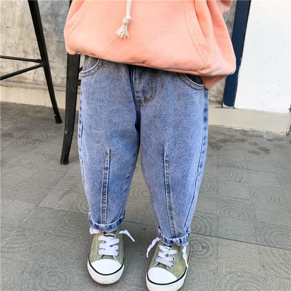 youyou maomi new korean style loose simple casual boys and and jeans girls jeans at the beginning of 2020, Blue 
youyou maomi new korean style loose simple casual boys and and jeans girls jeans at the beginning of 2020, Blue