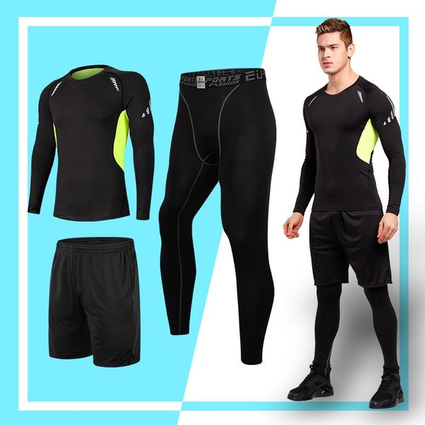 zjmrx fitness sports three-piece men's running gym clothes quick-drying long tights sleeve fitness suit sports suit three-piece men, White;black
zjmrx fitness sports three-piece men's running gym clothes quick-drying long tights sleeve fitness suit sports suit three-piece men, White;black