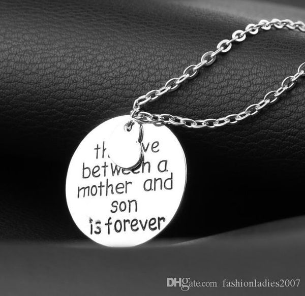 love between a mother and son is forever love pendant necklace mom mommy mama women femme jewelry family choker collier collar party gift, Silver
love between a mother and son is forever love pendant necklace mom mommy mama women femme jewelry family choker collier collar party gift, Silver