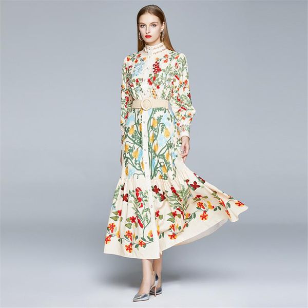 autumn maxi dress vintage designer runway dress 2020 women fashion lantern sleeve long shirt dresses robe femme, Black;gray
autumn maxi dress vintage designer runway dress 2020 women fashion lantern sleeve long shirt dresses robe femme, Black;gray