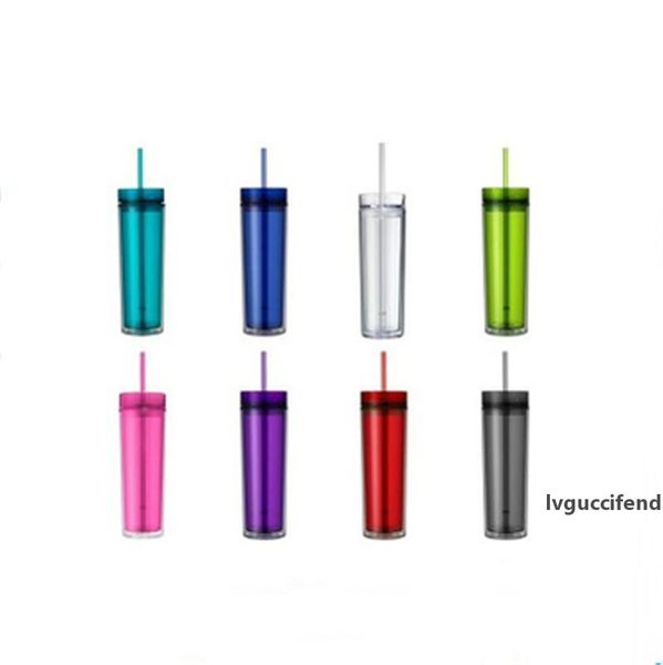 16oz tumbler double walled acrylic pp material juice cup plastic cups 2 layers with straw lids covers
16oz tumbler double walled acrylic pp material juice cup plastic cups 2 layers with straw lids covers