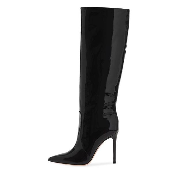 stunning2020 heel black high pointed knee-high boots large size winter fashion women's shoes
stunning2020 heel black high pointed knee-high boots large size winter fashion women's shoes
