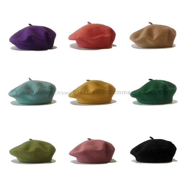 chic all-match bright color solid color simple painter's hat beret woolen woolen beret british soft girl painter hat multicolor, Blue;gray
chic all-match bright color solid color simple painter's hat beret woolen woolen beret british soft girl painter hat multicolor, Blue;gray
