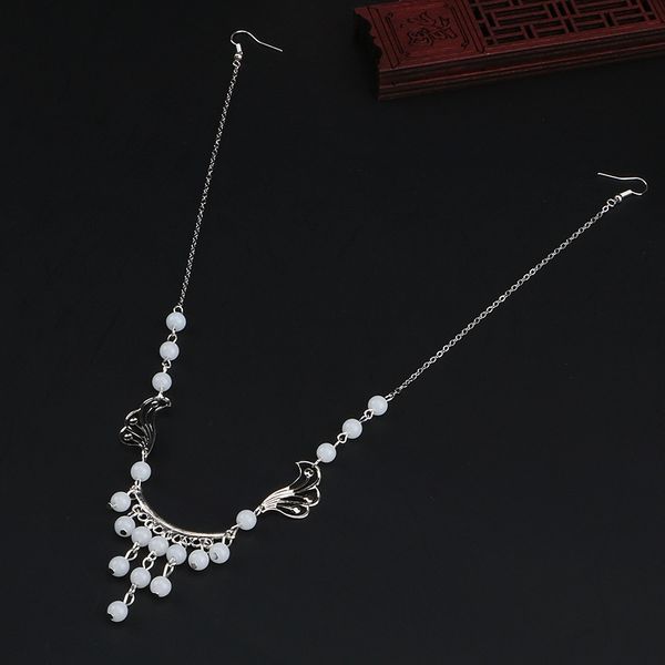 0ttfl headwear ancient costume chinese clothing accessories classical chinese elements hairpin eyebrow pendant headdress ancient costume hea, Slivery;white
0ttfl headwear ancient costume chinese clothing accessories classical chinese elements hairpin eyebrow pendant headdress ancient costume hea, Slivery;white