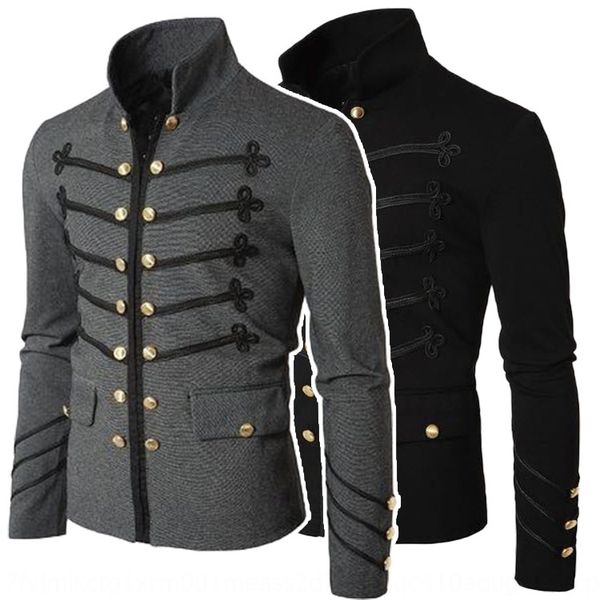 elive solid color men's cardigan medieval stand collar embroidered button solid button jacket embroidered jacketcolor men's jacket, Black;red
elive solid color men's cardigan medieval stand collar embroidered button solid button jacket embroidered jacketcolor men's jacket, Black;red