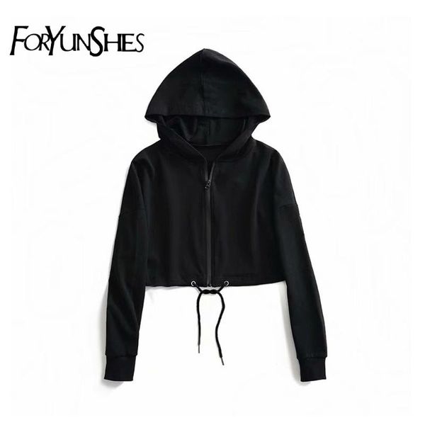 women's black hooded jacket long-sleeved zipper bomber sporty women casual pullover coat autumn loose winter streetwear
women's black hooded jacket long-sleeved zipper bomber sporty women casual pullover coat autumn loose winter streetwear
