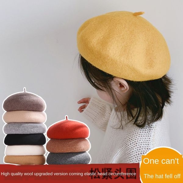 qiu nan korean style new children's 2-8 years warm beret old girl's hat outdoor warm hat wool baby beret, Blue;gray
qiu nan korean style new children's 2-8 years warm beret old girl's hat outdoor warm hat wool baby beret, Blue;gray