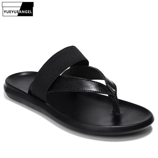 men leather flip flops fashion driving leisure sandals male 2020 summer beach shoes flip flops street black brown flat slippers
men leather flip flops fashion driving leisure sandals male 2020 summer beach shoes flip flops street black brown flat slippers