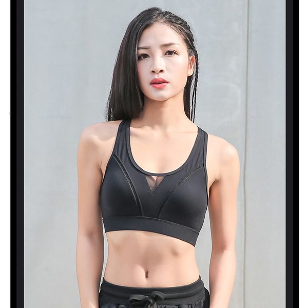 yoga outfits ladies sports shirt side cross mesh bra adjustable gym running, White;red
yoga outfits ladies sports shirt side cross mesh bra adjustable gym running, White;red
