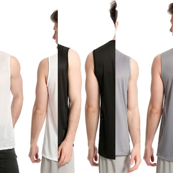 thin mesh sports men' quick-drying hollow vest high elastic breathable ice silk large size sleeveless wide-shoulder round neck vest, White;black
thin mesh sports men' quick-drying hollow vest high elastic breathable ice silk large size sleeveless wide-shoulder round neck vest, White;black