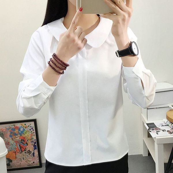 women summer white blouse sweet chiffon short sleeve female peter pan collar chiffon female blouse
women summer white blouse sweet chiffon short sleeve female peter pan collar chiffon female blouse