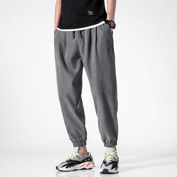 isurvivor2020 elastic waist new casual pants men's stretch shirt trousers solid color loose harem pants men's, Black
isurvivor2020 elastic waist new casual pants men's stretch shirt trousers solid color loose harem pants men's, Black