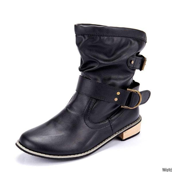 new monochrome comfortable motorcycle boots women's boots buckle belt casual shoes women winter women's, Black
new monochrome comfortable motorcycle boots women's boots buckle belt casual shoes women winter women's, Black