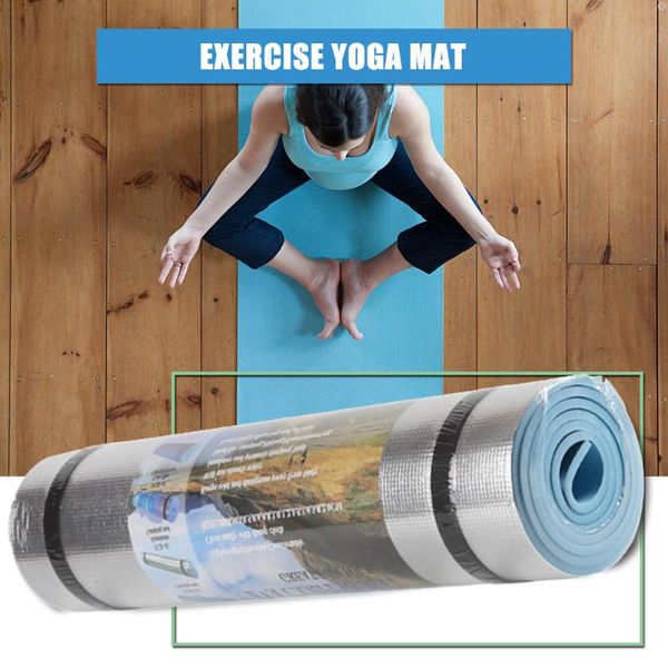 6mm Thick Eva Non-slip Yoga Mat Fitness Sports Gymnastic Mat Portable Home Beach Lawn Fitness Equipment