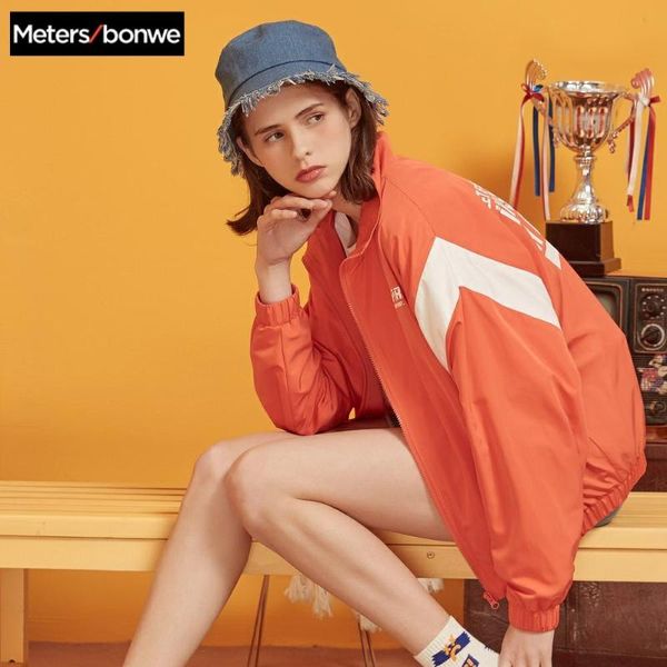 metersbonwe 2020 new jacket female spring new loose light jacket simple wild sports women stand collar 736513, Black;brown
metersbonwe 2020 new jacket female spring new loose light jacket simple wild sports women stand collar 736513, Black;brown