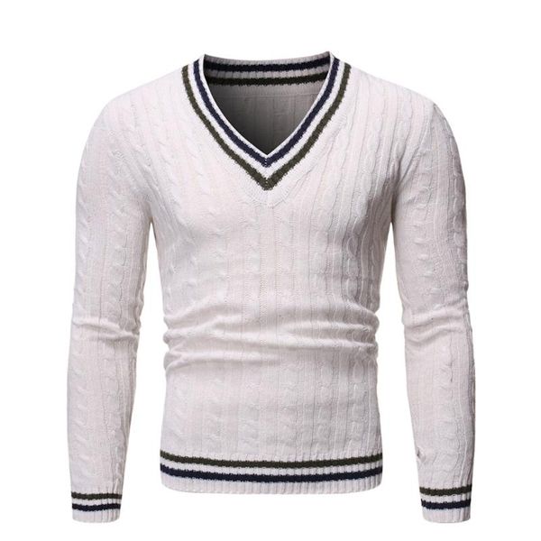 men's sweater fashion men casual v-neck pullover man autumn warm slim fit long sleeve shirt male sweaters knitted wool, White;black
men's sweater fashion men casual v-neck pullover man autumn warm slim fit long sleeve shirt male sweaters knitted wool, White;black