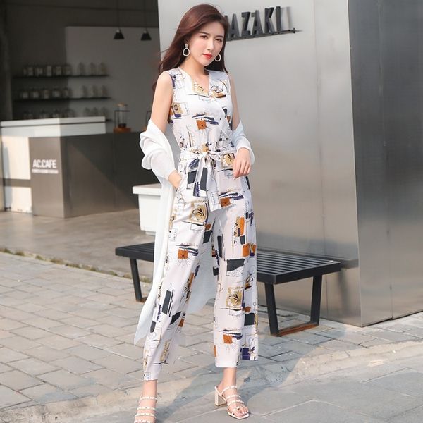 2020 summer jumpsuit gings wide leg pants new high waist slimming belt jumpsuit korean style elegant wide leg pants, Gray
2020 summer jumpsuit gings wide leg pants new high waist slimming belt jumpsuit korean style elegant wide leg pants, Gray