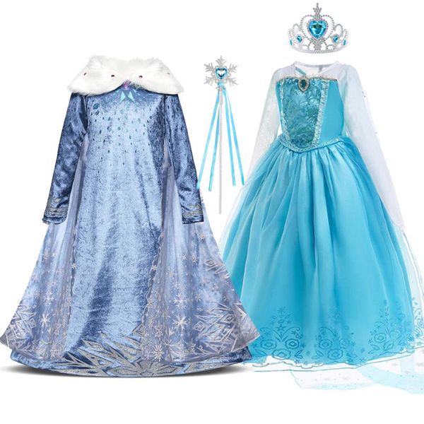 new dress for girl elza snow queen 2 cosplay costume with cloak children christmas birthday carnival party clothes and wig, Red;yellow
new dress for girl elza snow queen 2 cosplay costume with cloak children christmas birthday carnival party clothes and wig, Red;yellow