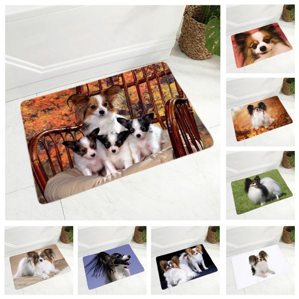 soft flannel carpet cute spain papillon dog doormat decor pet animal floor door mat non-slip for hallway kitchen room 40x60cm
soft flannel carpet cute spain papillon dog doormat decor pet animal floor door mat non-slip for hallway kitchen room 40x60cm