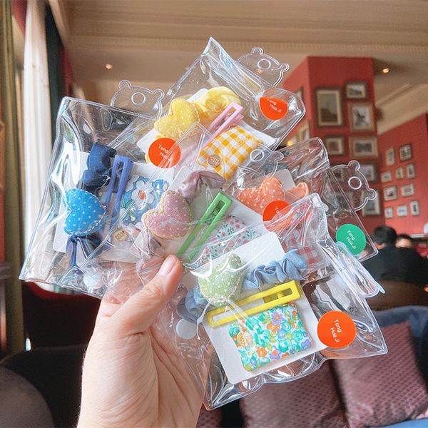 3 pcs new korean children simple dots love rubber band fashion girl student printed plaid fabric hairpin hair accessories, Slivery;white
3 pcs new korean children simple dots love rubber band fashion girl student printed plaid fabric hairpin hair accessories, Slivery;white