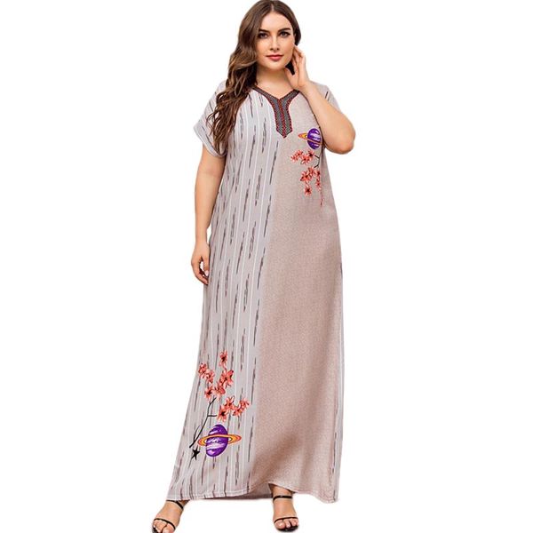 ethnic clothing plus size printed muslim long dress women ramadan maxi robe short sleeve summer gown v-neck casual loose dubai kaftan fashio, Red
ethnic clothing plus size printed muslim long dress women ramadan maxi robe short sleeve summer gown v-neck casual loose dubai kaftan fashio, Red