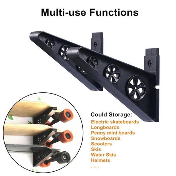 3 pairs skateboard wall hanger wall rack longboard mount
3 pairs skateboard wall hanger wall rack longboard mount