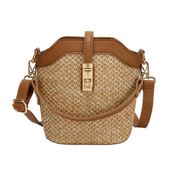 women new shoulder bags straw woven pu leather stitching messenger bag fashion trend handbag summer small fresh beach straw bag
women new shoulder bags straw woven pu leather stitching messenger bag fashion trend handbag summer small fresh beach straw bag