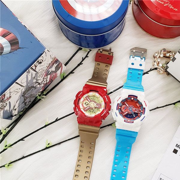 2020 luxury men's sport watches g style watch shock style all functional work multifunction led watch with marvel limited edition box c, Slivery;brown
2020 luxury men's sport watches g style watch shock style all functional work multifunction led watch with marvel limited edition box c, Slivery;brown