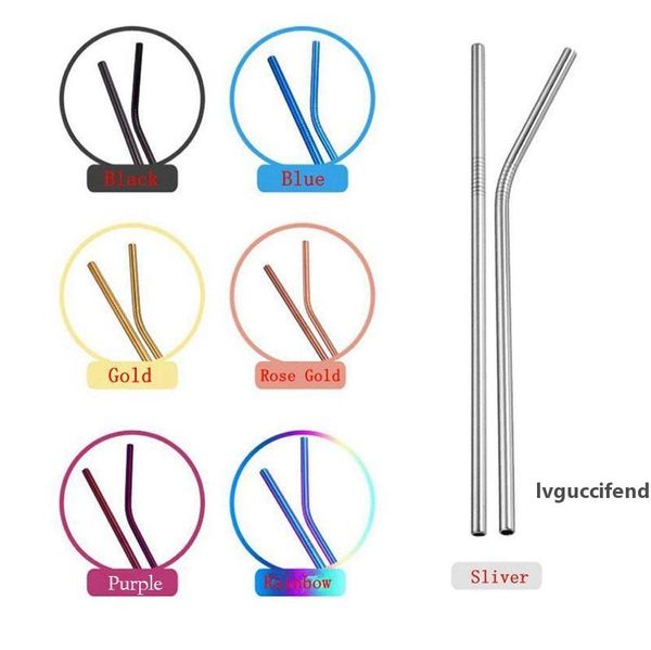 2018 colorful stainless steel drinking straw 21.5cm straight bent reusable straws juice party bar accessorie 7 colors
2018 colorful stainless steel drinking straw 21.5cm straight bent reusable straws juice party bar accessorie 7 colors