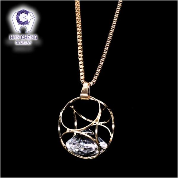 fashion hollow round cage created crystal statement necklace women long gold chain necklaces & pendants jewelry collier, Silver
fashion hollow round cage created crystal statement necklace women long gold chain necklaces & pendants jewelry collier, Silver