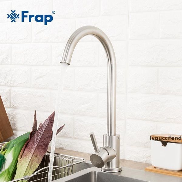 frap faucets stainless steel handle single hole mixer sink tap kitchen faucet y40107 t200423
frap faucets stainless steel handle single hole mixer sink tap kitchen faucet y40107 t200423