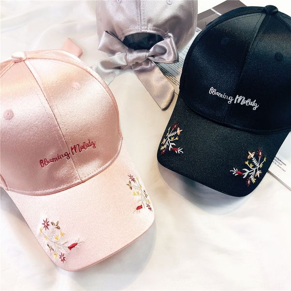 hat female all-match summer umbrella baseball pink embroidered flower baseball cap korean style student bow cap summer sunshade, Blue;gray
hat female all-match summer umbrella baseball pink embroidered flower baseball cap korean style student bow cap summer sunshade, Blue;gray