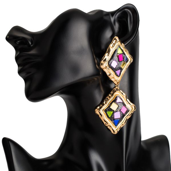 exaggerated square multilayer acrylic earrings women's autumn earrings bohemia, Golden
exaggerated square multilayer acrylic earrings women's autumn earrings bohemia, Golden
