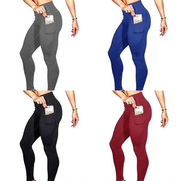 stitching pocket leggings women's solid color high elasticity hip yoga pants lifting high waist yoga pants, Black
stitching pocket leggings women's solid color high elasticity hip yoga pants lifting high waist yoga pants, Black