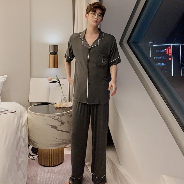 2020 new loose large size short-sleeved trousers men's home clothes leisure casual wear pajamas casual wear suit home living pajamas, Black;brown
2020 new loose large size short-sleeved trousers men's home clothes leisure casual wear pajamas casual wear suit home living pajamas, Black;brown