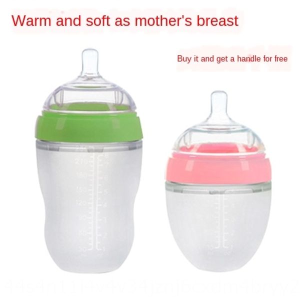 baby how the same silicone weaning silicone milk bottle milk bottle artifact wide caliber anti-flatulence anti-fall handle
baby how the same silicone weaning silicone milk bottle milk bottle artifact wide caliber anti-flatulence anti-fall handle