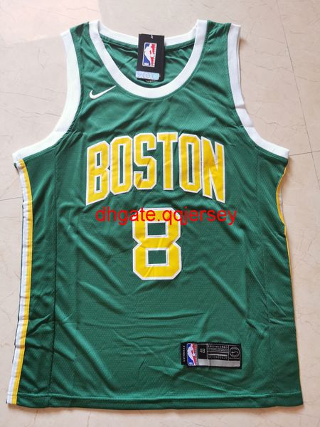men's #8 kemba walker 2019-20 green jersey - earned, Gray 
men's #8 kemba walker 2019-20 green jersey - earned, Gray