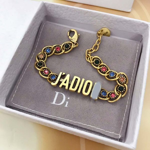 d / ди 20 нового ja письмо цвета алмаз браслет изысканного высокого качество элегантного все матч изысканный браслет, Golden;silver 
d / ди 20 нового ja письмо цвета алмаз браслет изысканного высокого качество элегантного все матч изысканный браслет, Golden;silver