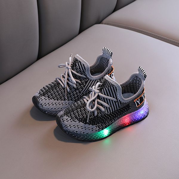 2020 autumn new children sports shoes boys light casual shoes girls white baby kid coconut led knit sneakers, Black
2020 autumn new children sports shoes boys light casual shoes girls white baby kid coconut led knit sneakers, Black