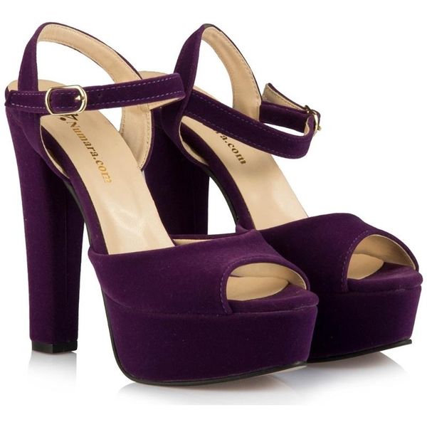 37 number platform shoes purple suede model 37 number, Black 
37 number platform shoes purple suede model 37 number, Black