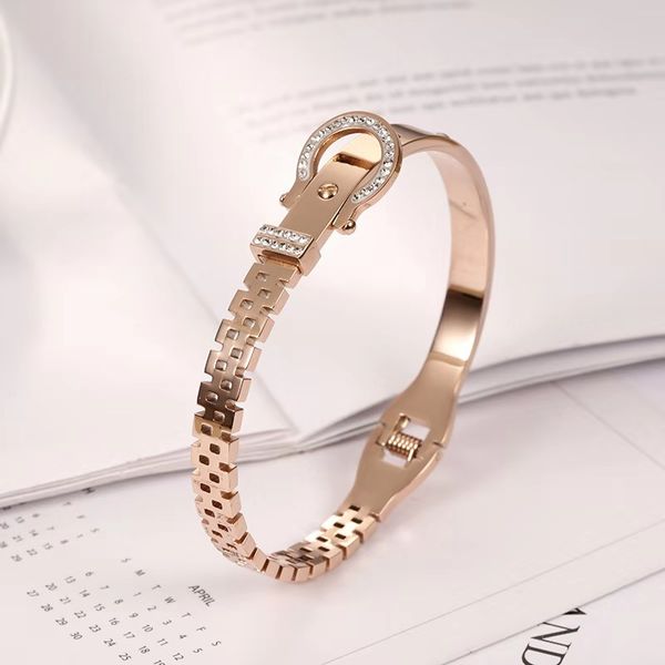 oufei stainless steel bracelet for woman rose gold 2020 fashion jewelry accessories simplicity belt, Black
oufei stainless steel bracelet for woman rose gold 2020 fashion jewelry accessories simplicity belt, Black