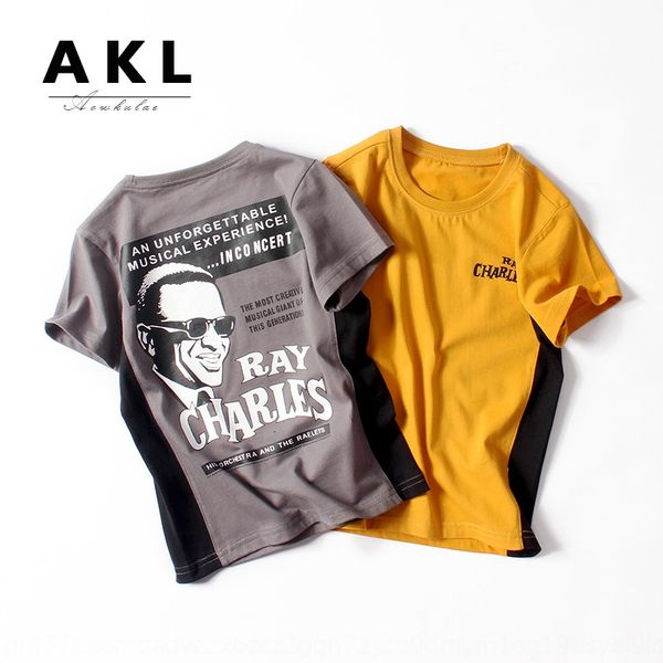 2020 summer korean syle new boys' shor sleeve children's t-shir t-shir pure coon conras color round neck children's short sle, Blue
2020 summer korean syle new boys' shor sleeve children's t-shir t-shir pure coon conras color round neck children's short sle, Blue