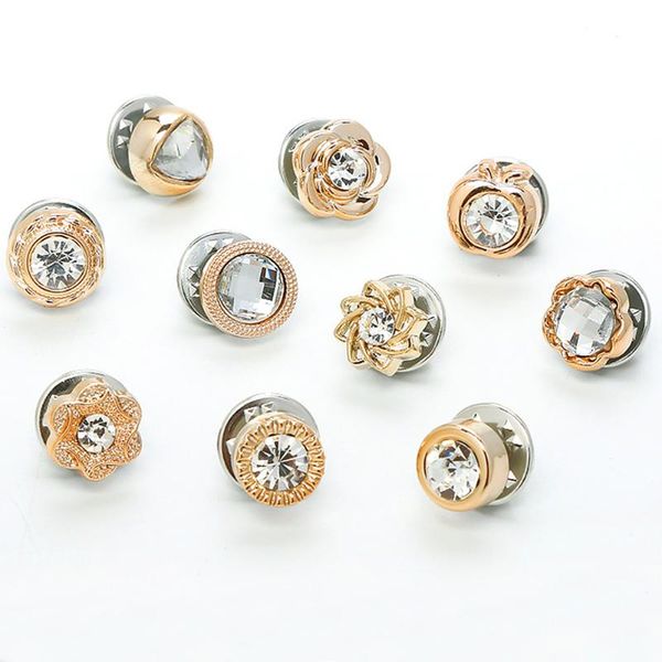 10pcs/set cardigan neckline party buckle gift anti light brooch pin fashion clothes accessories invisible mini diy elegant, Gray
10pcs/set cardigan neckline party buckle gift anti light brooch pin fashion clothes accessories invisible mini diy elegant, Gray