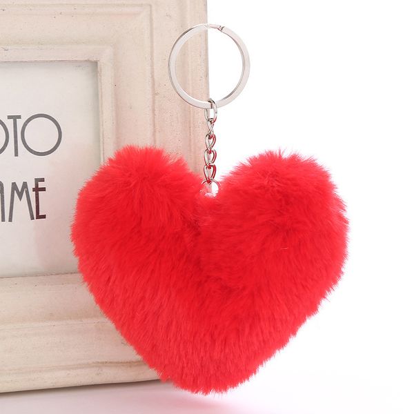 fashion cute fluffy fur pompom car keychain for women men heart shape pendant luxury keyring holder valentines day gift, Silver
fashion cute fluffy fur pompom car keychain for women men heart shape pendant luxury keyring holder valentines day gift, Silver