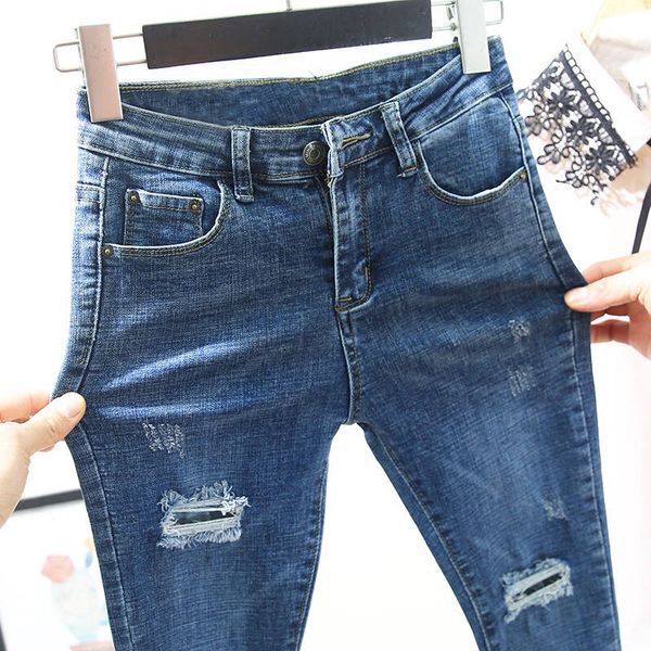 women's jeans for women slim stretch high elastic skinny vintage black blue pencil pants
women's jeans for women slim stretch high elastic skinny vintage black blue pencil pants