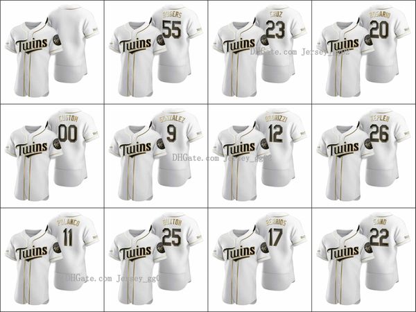 minnesota twins men #22 miguel sano 7 joe mauer 55 taylor rogers women youth white authentic golden edition custom jersey, Black
minnesota twins men #22 miguel sano 7 joe mauer 55 taylor rogers women youth white authentic golden edition custom jersey, Black