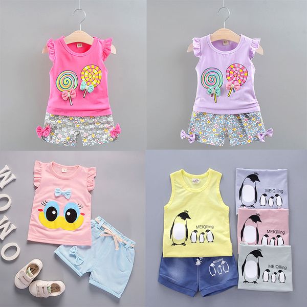 summer 1-5y baby girls clothes 2pcs kids sets for girls outfits lollipop t-shirt +short pants clothes set toddler clothing, White
summer 1-5y baby girls clothes 2pcs kids sets for girls outfits lollipop t-shirt +short pants clothes set toddler clothing, White